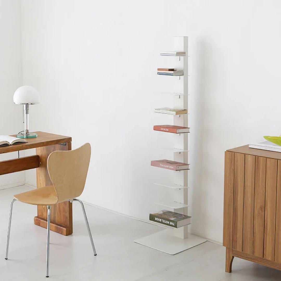 MARKET B KONETY モダンブックタワー マガジンラック ホワイト