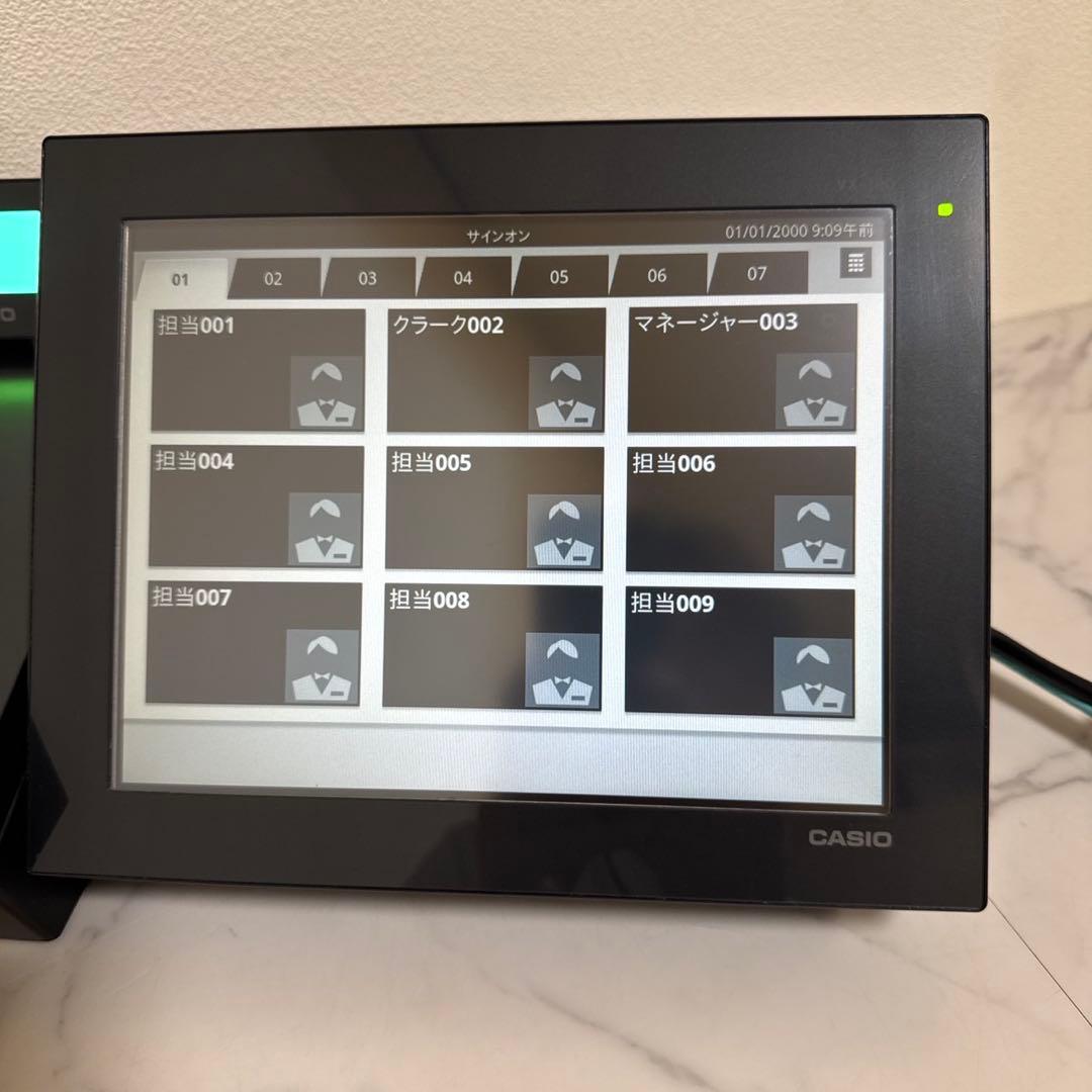 CASIO コンパクトレジスター 10.4型タッチパネル液晶 VXタッチ操作