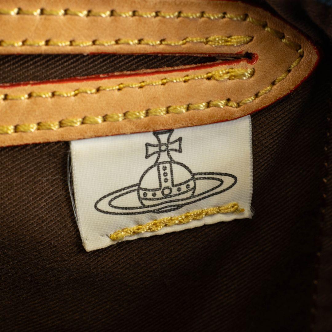 値下【美品】Vivienne Westwood デニム ボストンバック +ポーチ