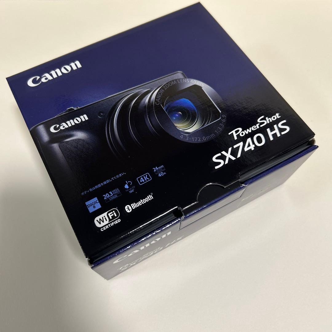 【新品•未使用】　キャノン PowerShot SX740 HS ブラック