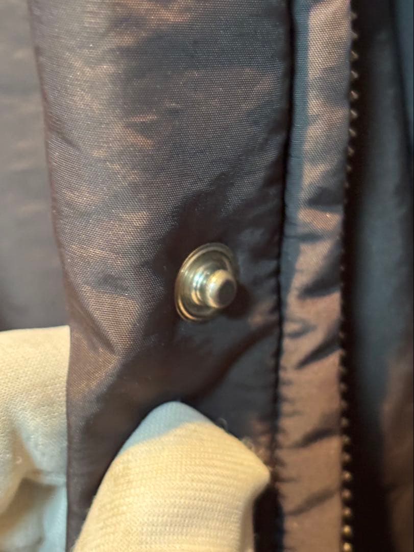 HERMES 正規品　ナイロン ステンカラー ハーフコート メンズ ジャケット