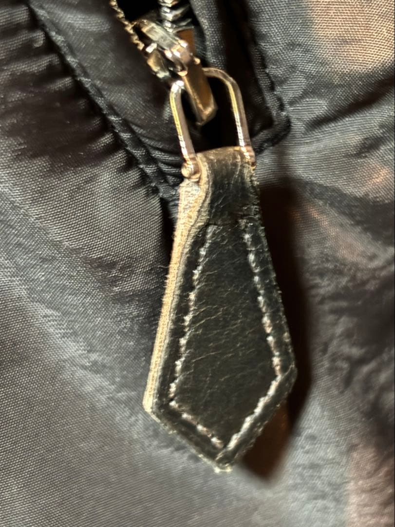 HERMES 正規品　ナイロン ステンカラー ハーフコート メンズ ジャケット