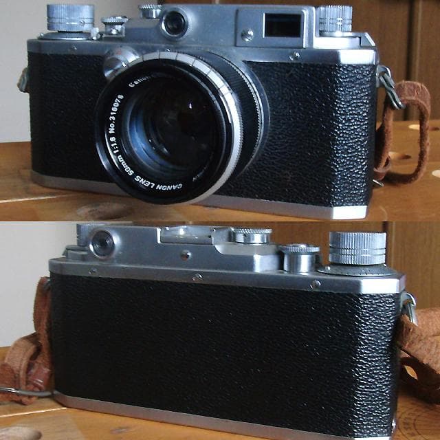 【ビンテージ】キヤノン 35mm フィルムカメラ IID(2D)型 とレンズ等