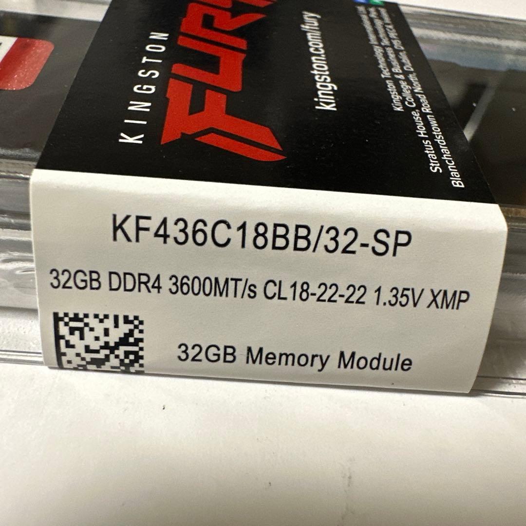 メモリー Kingston FURY 32GB DDR4 3600MT/s