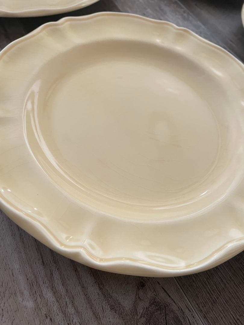 Varages ヴァラージュ フランス アンティーク花リムサラダプレート セット