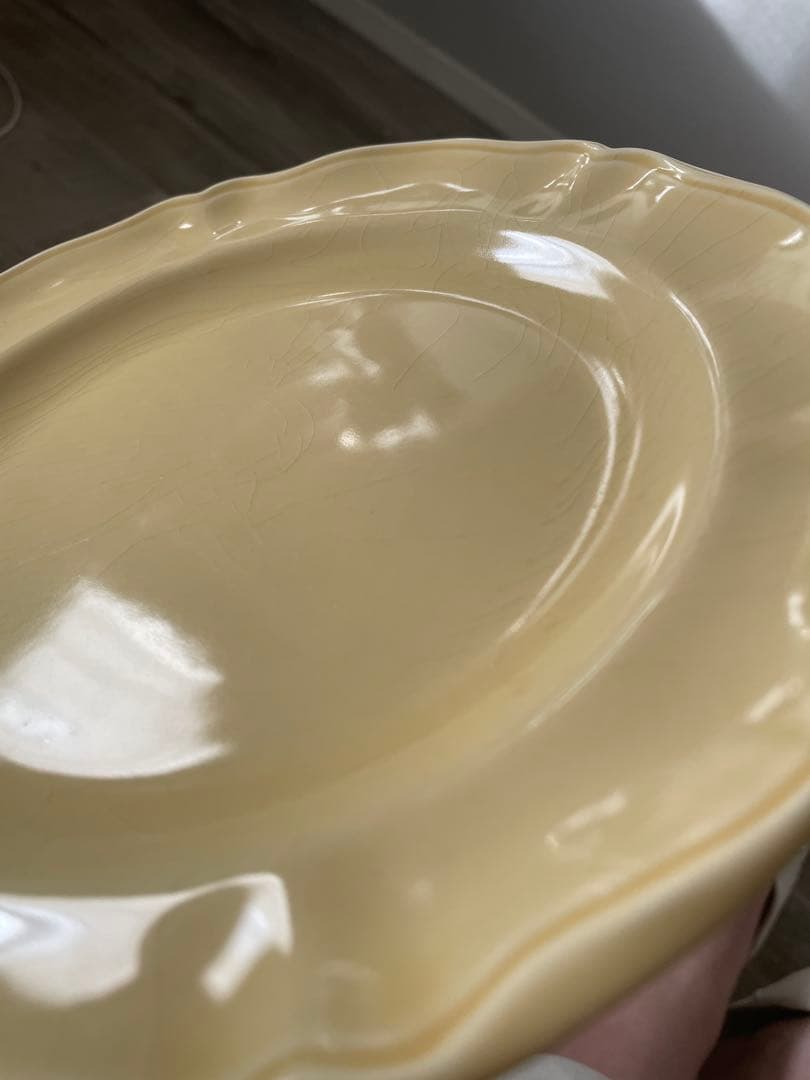 Varages ヴァラージュ フランス アンティーク花リムサラダプレート セット