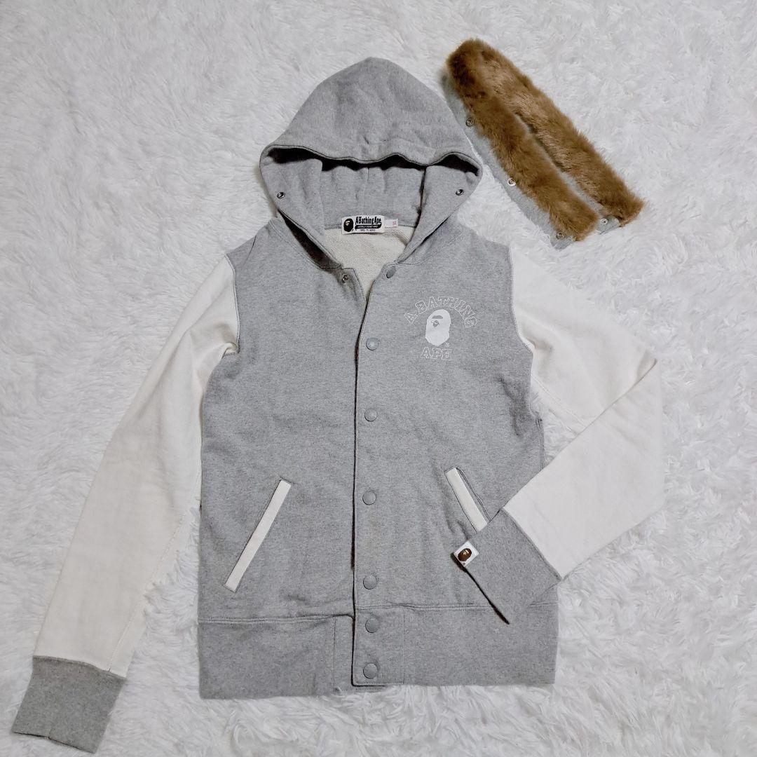 A BATHING APE® エイプ 激カワ コットン スタジャン