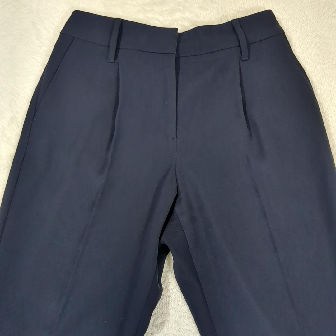 専用　PLST セットアップ ノーカラー パンツスーツ 1ホック ネイビー