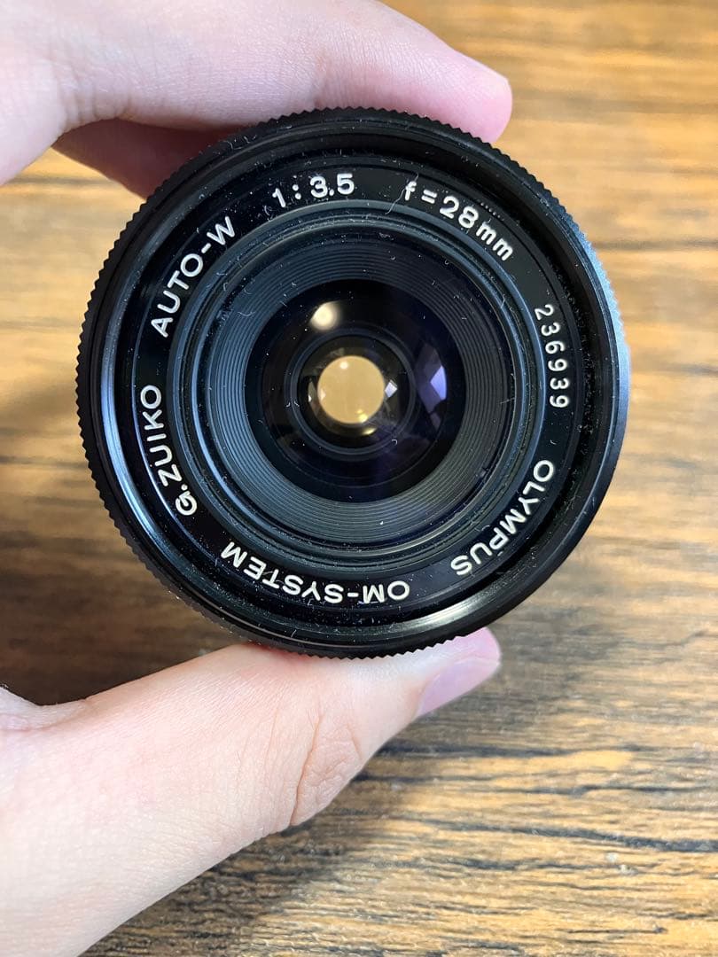 オリンパス　OM-SYSTEM G.ZUIKO28mm レンズ　50mm レンズ