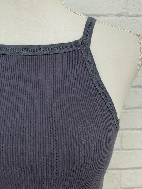 L02085）フミカウチダ EYELET RIB STITCH CAMISOLE