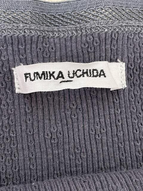 L02085）フミカウチダ EYELET RIB STITCH CAMISOLE