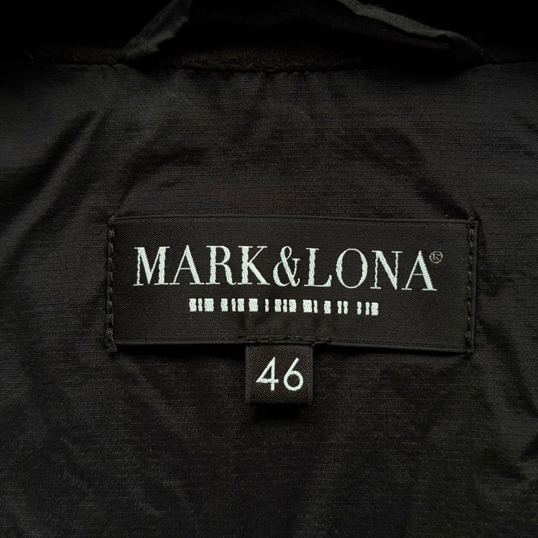 極美品✨マーク&ロナ 中綿ジャケット 総柄 異素材 黒 M 23AW 定価11万