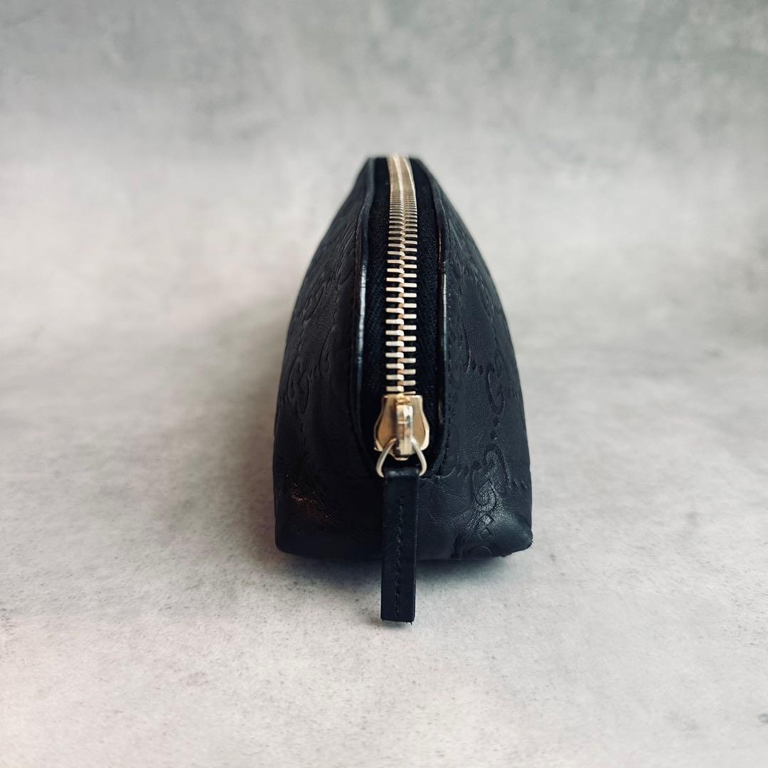 バッグ GUCCI GG Shima Leather Pouch