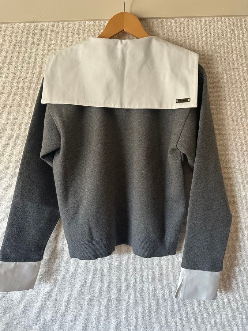 THE TOÉ THE TOE Cochem Sailor Top グレー