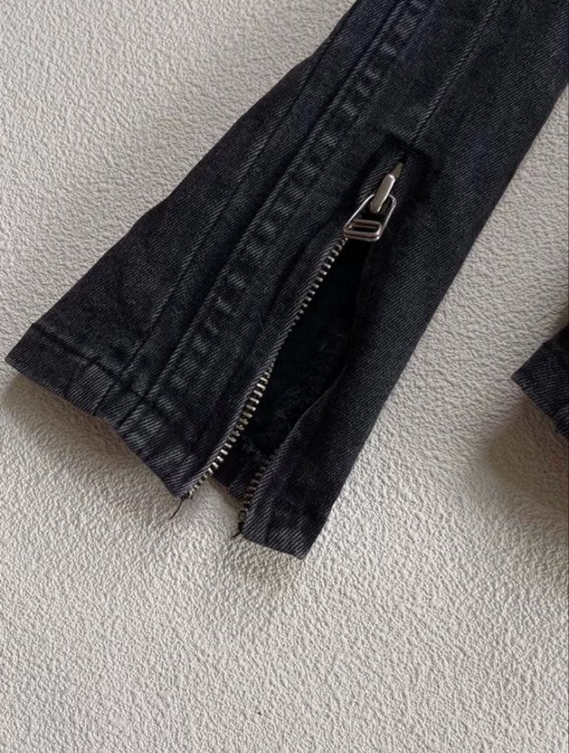 y2k archive グランジ 平成 V系 ジップアップジャケット ブラック