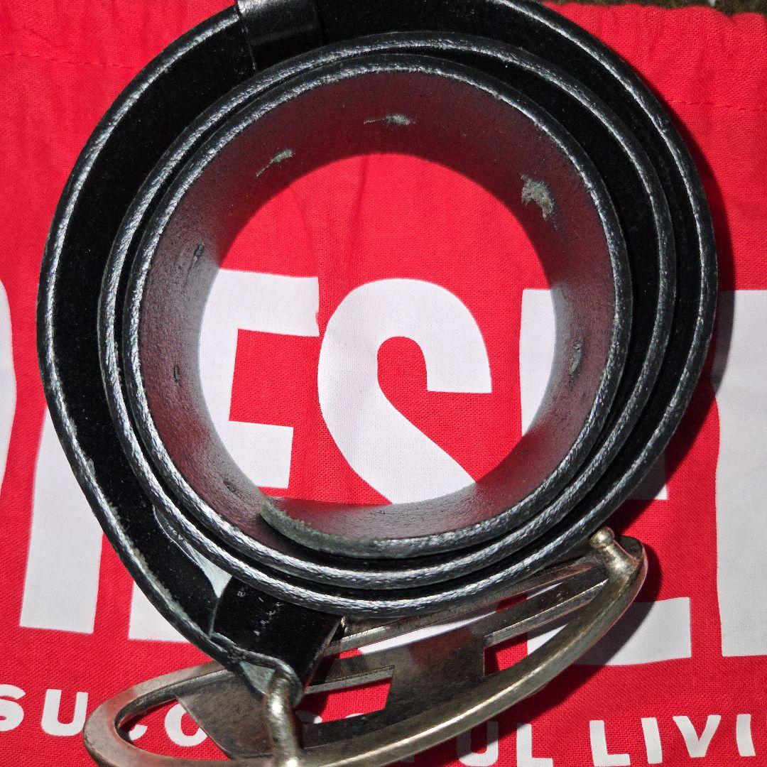 DIESEL 黒ベルト CM 75