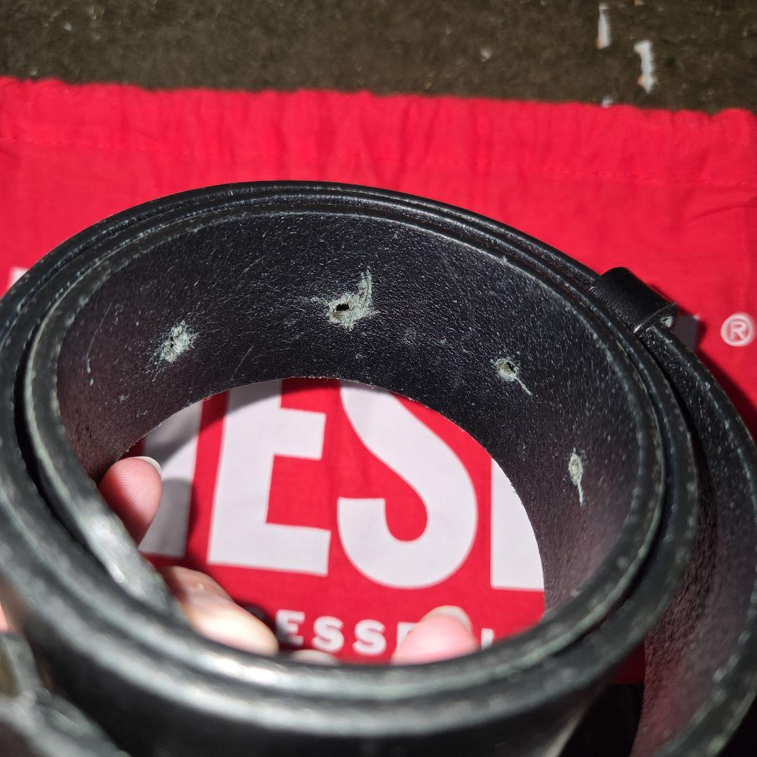 DIESEL 黒ベルト CM 75