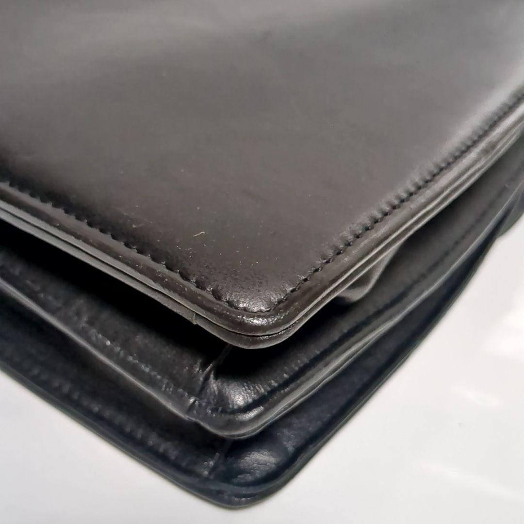 ✨モンブラン✨ブリーフケース 2way ロゴ レザー ブラック