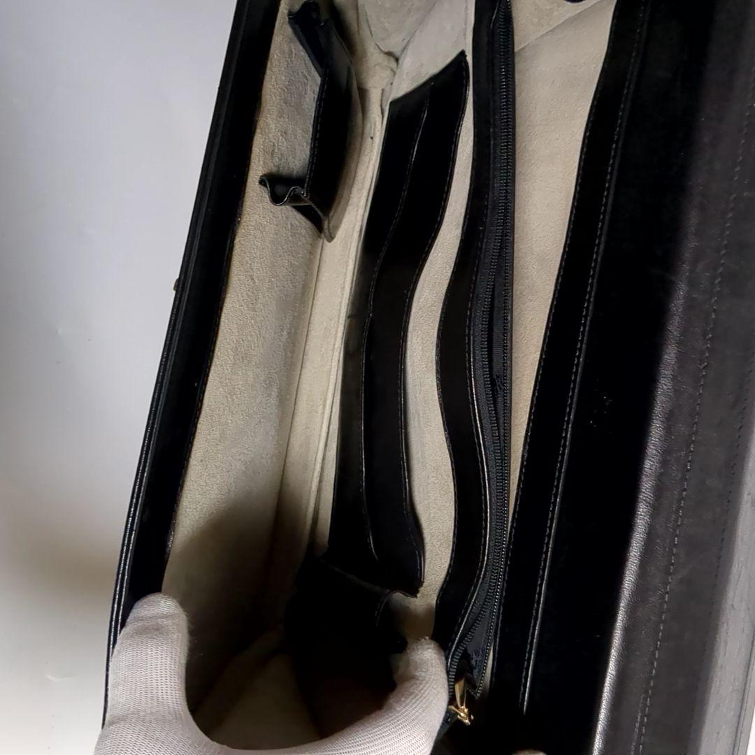 ✨モンブラン✨ブリーフケース 2way ロゴ レザー ブラック