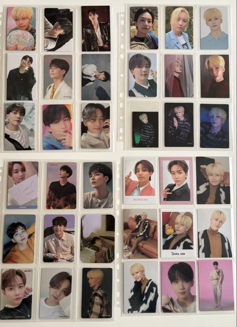 SEVENTEEN JEONGHAN ジョンハン　トレカ　カード　他　大量　引退