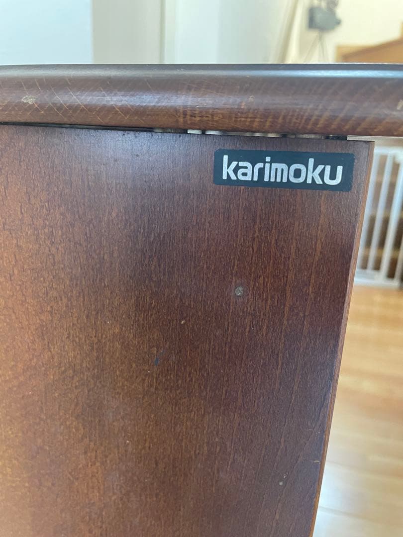 お得！カリモク　karimoku コロニアル　電話台　レトロ