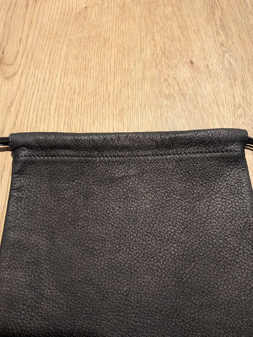 未使用 Aeta DOUBLE FACED DRAWSTRING POUCH