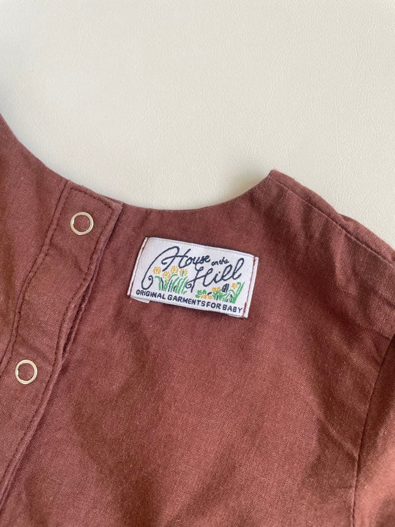 House on the Hill ブラウンワンピース&ボンネット