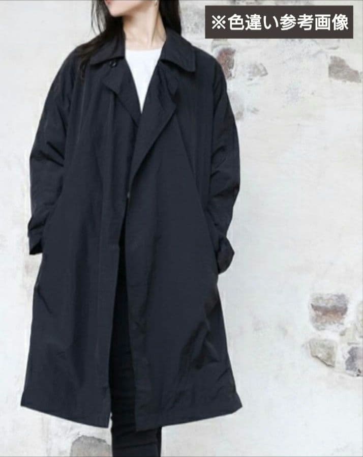 ORCIVAL ボタンレスチェスターコート 極美品 Bshop ナイロンコート