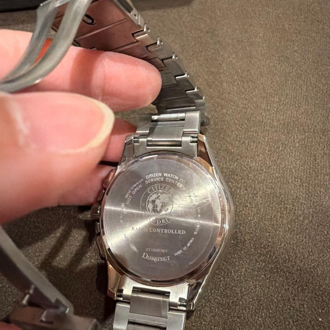 y*u様 CITIZEN EXCEED クロノグラフ ブラック腕時計