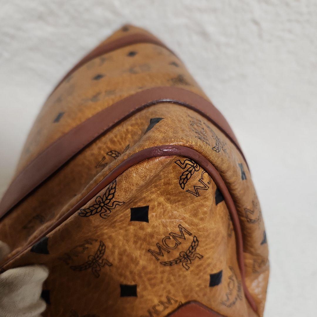 MCM ハンドバッグ　ヴィセトス ミニボストンバッグ ハンドバッグ レザー