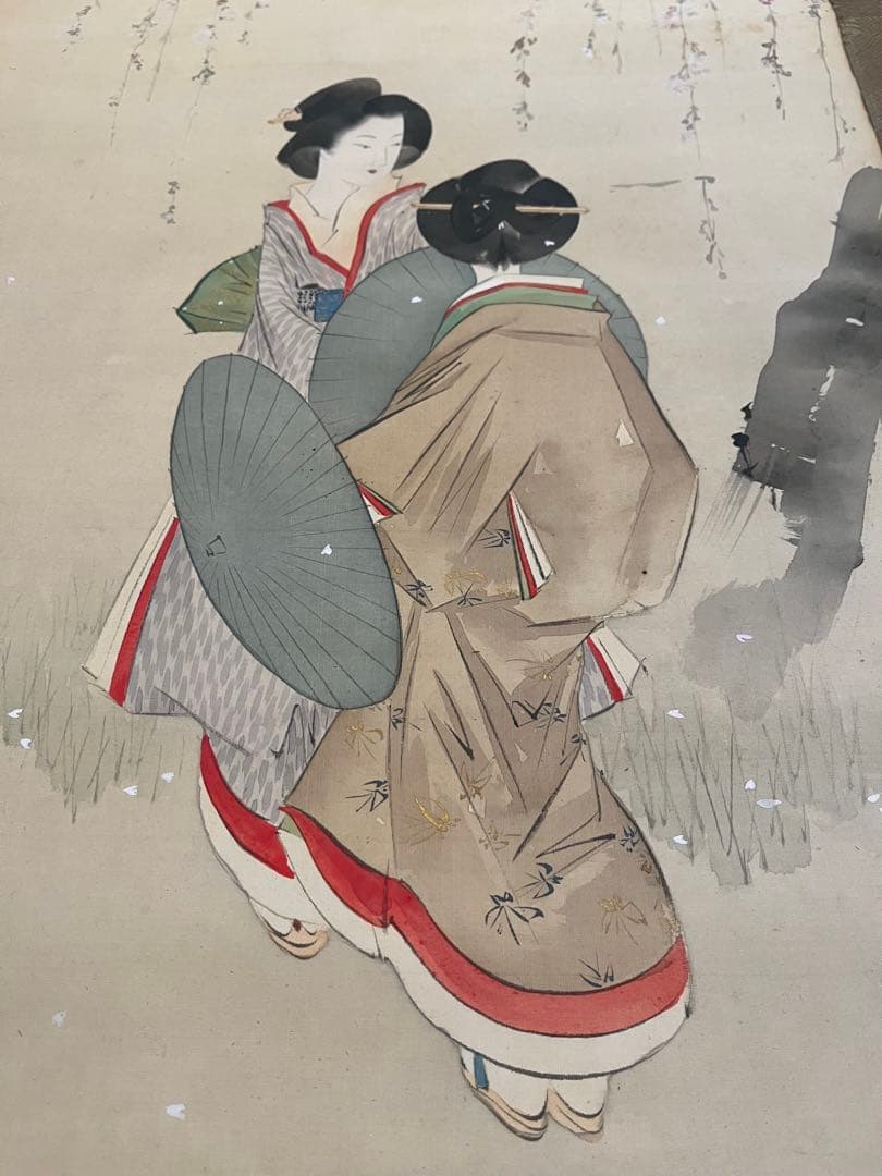 美人画　掛け軸