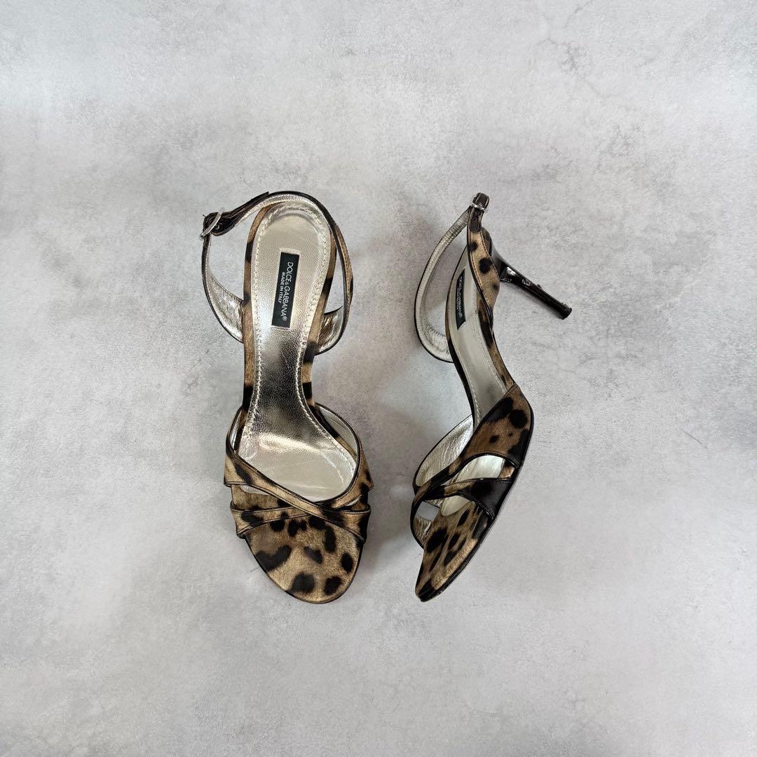 靴 Dolce&Gabbana Leopard Heels 38