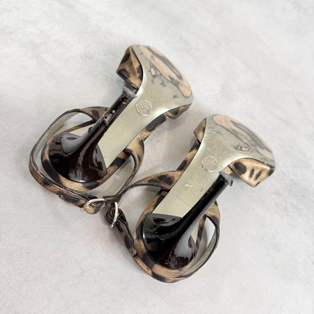 靴 Dolce&Gabbana Leopard Heels 38