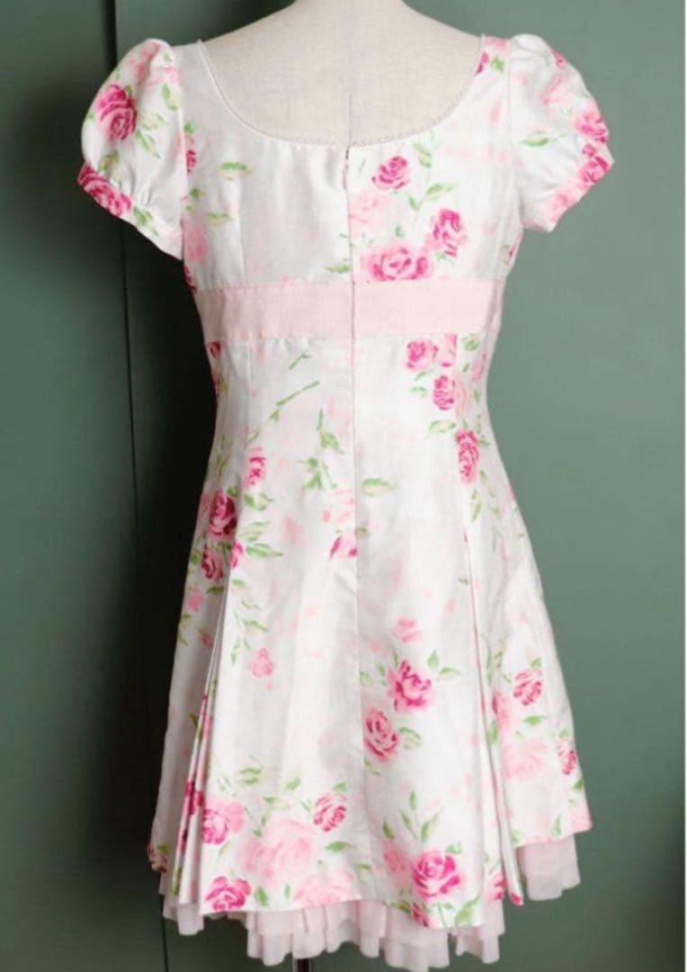 ジーザスディアマンテ JESUS DIAMANTE ぼかし薔薇柄 ワンピース