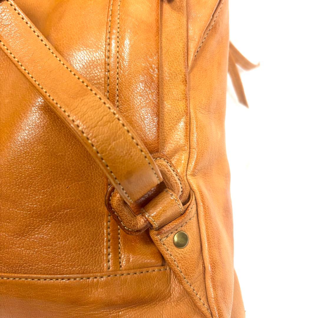 genten ゲンテン ゴート バックパック ヌメ革 A4収納可