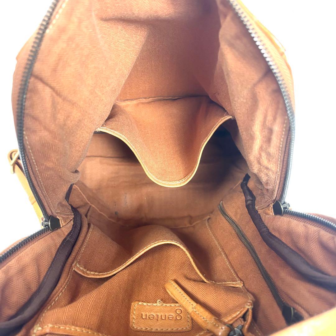 genten ゲンテン ゴート バックパック ヌメ革 A4収納可