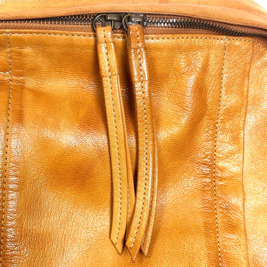 genten ゲンテン ゴート バックパック ヌメ革 A4収納可