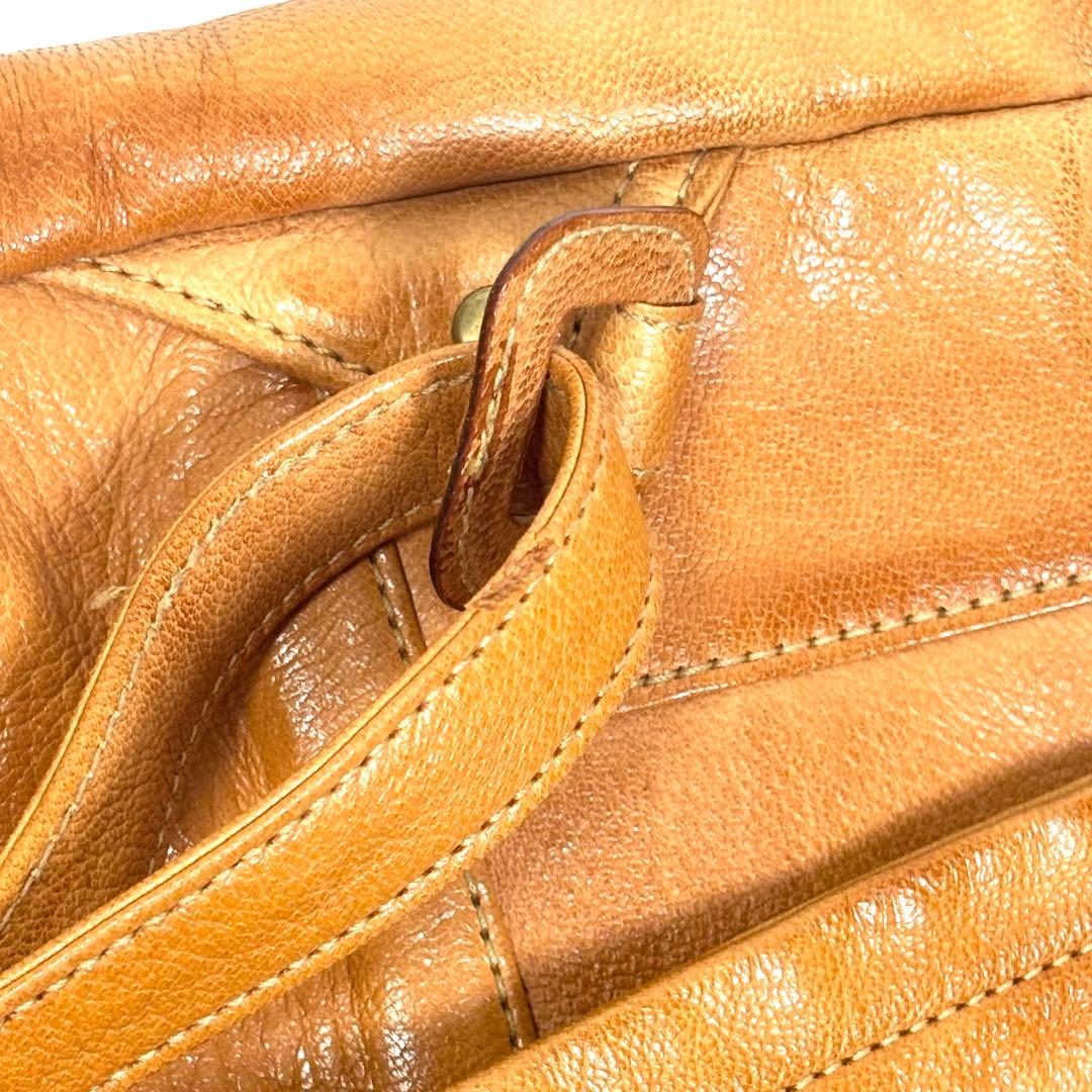 genten ゲンテン ゴート バックパック ヌメ革 A4収納可