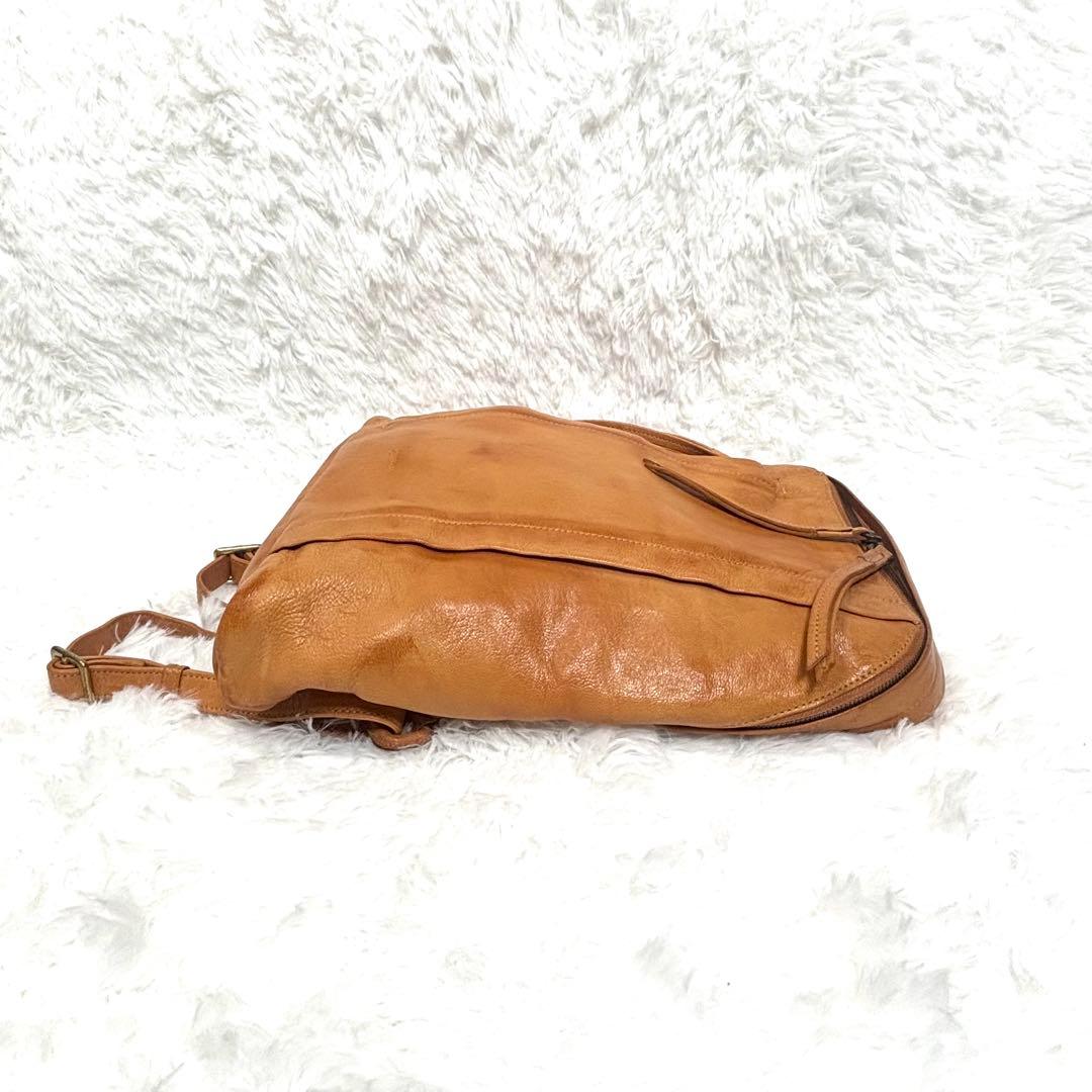 genten ゲンテン ゴート バックパック ヌメ革 A4収納可