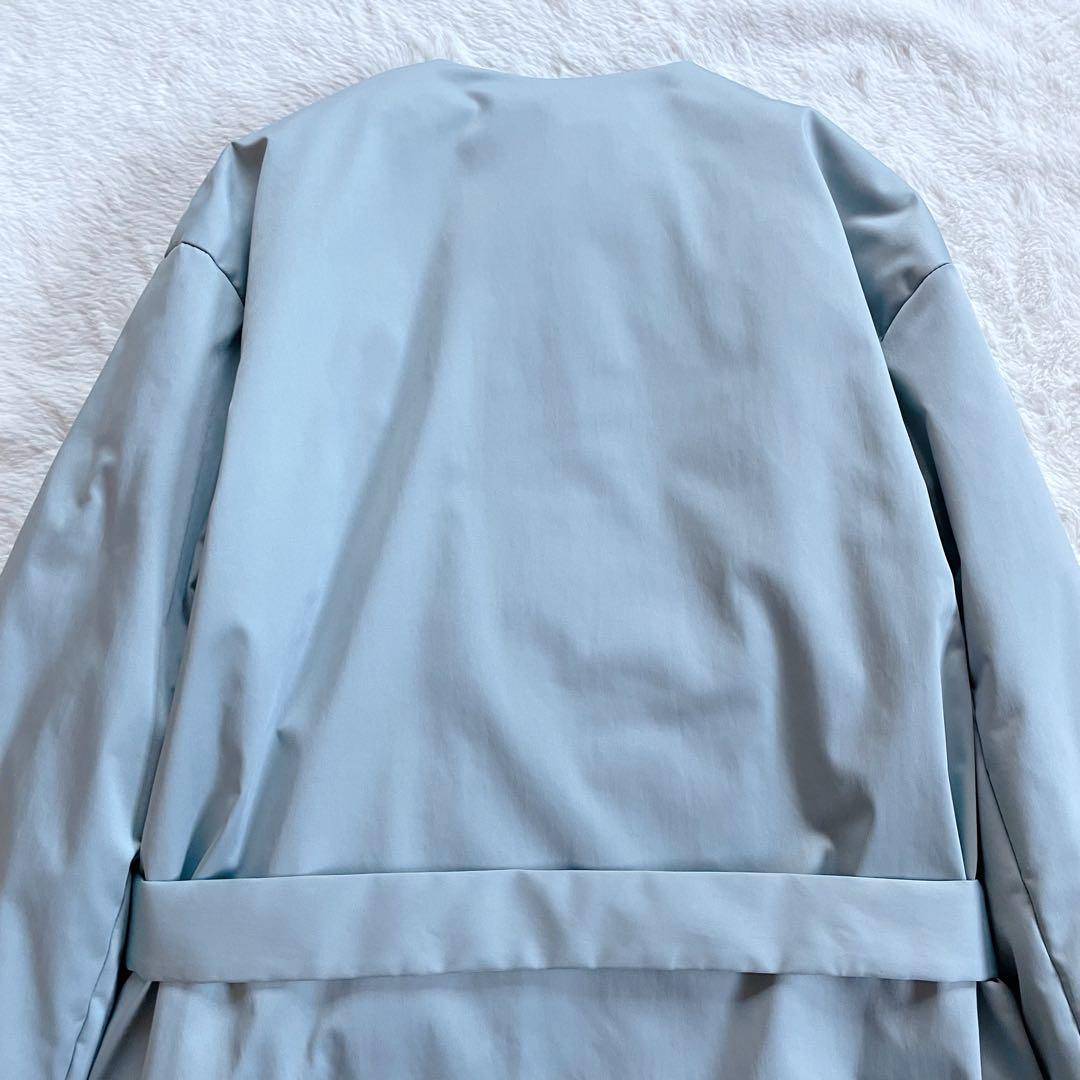 【美品】定価8.2万 JOSEPH ADS ノーカラーロングダウンコート 可愛い