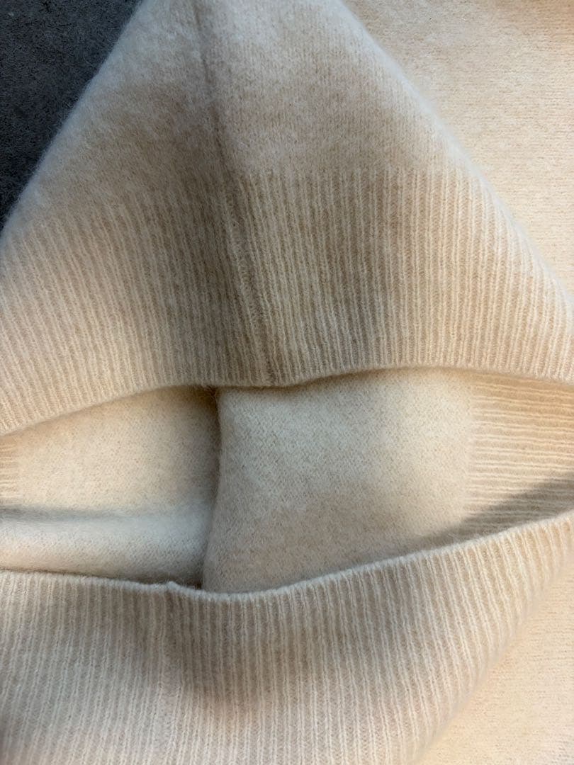 美品　UNITED ARROWS ラクーン カシミヤ クルーネックニット