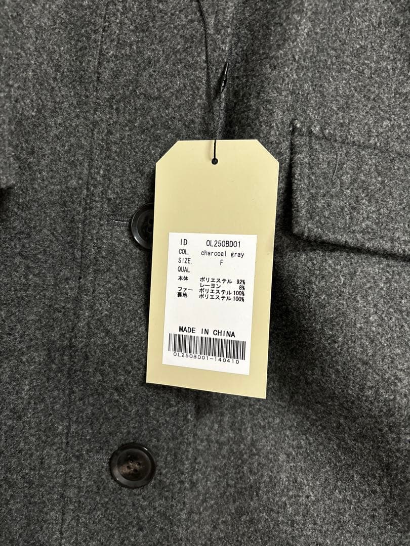 ☆m☆ 【新品未着用タグ付き】olu. フェイクウールショートアウター