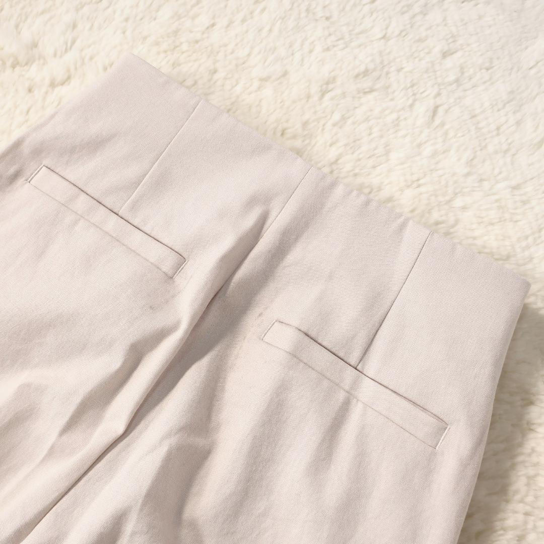 ユナイテッドアローズ パンツ スーツ セットアップ ダブルブレスト 綿麻混 36