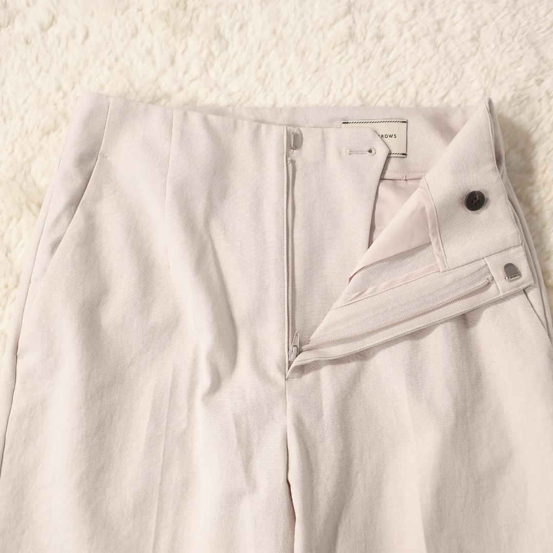 ユナイテッドアローズ パンツ スーツ セットアップ ダブルブレスト 綿麻混 36