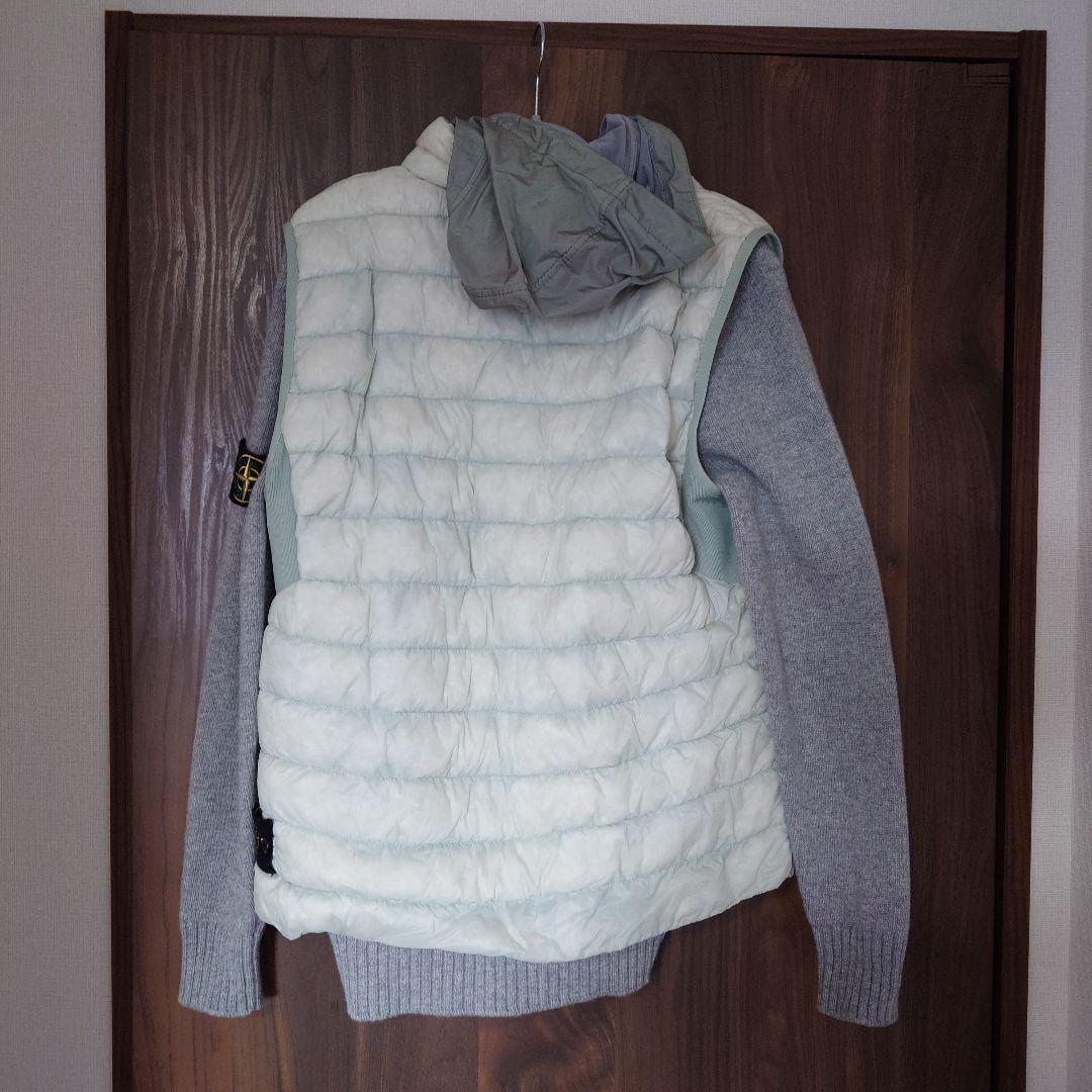STONE  ストーンアイランド ダウンベスト・ニットパーカーセット
