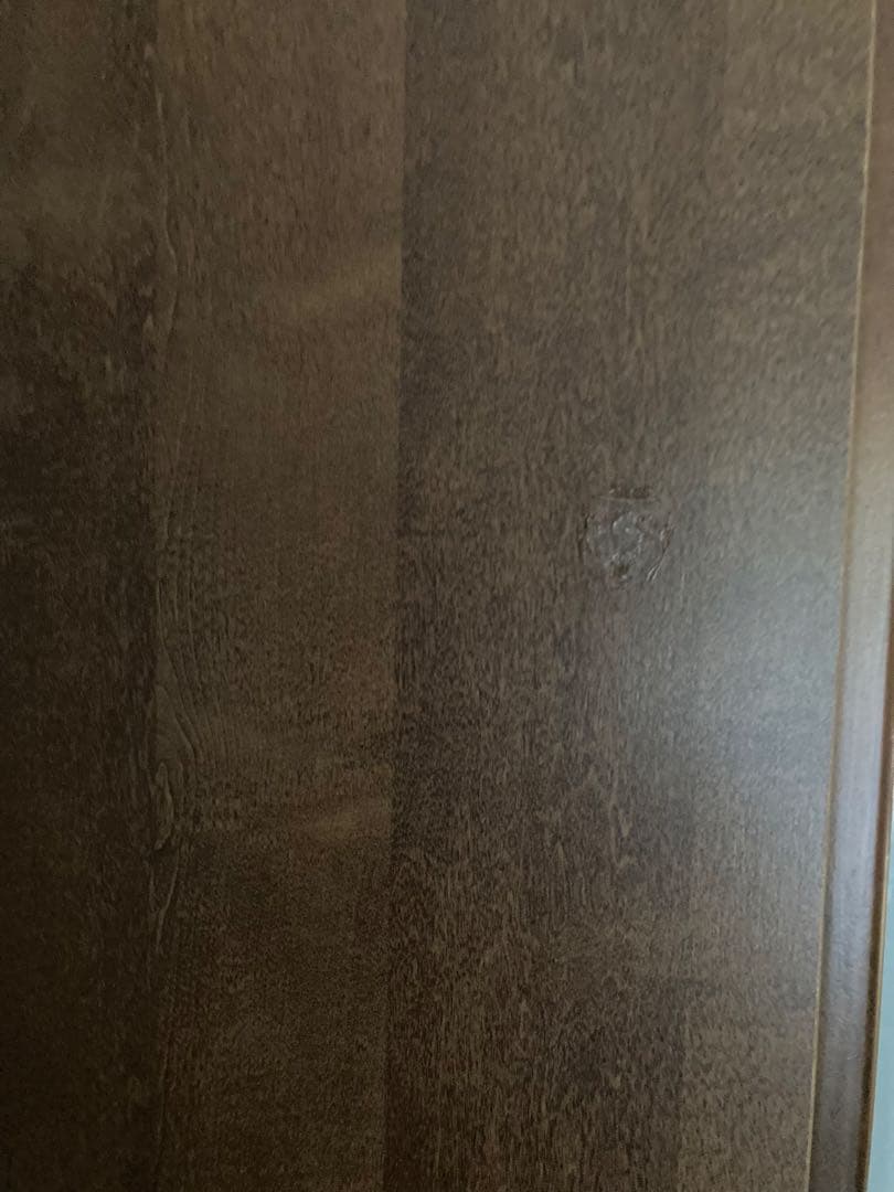 レトロ　ブラウン ガラス扉　本棚 、飾り棚　5段