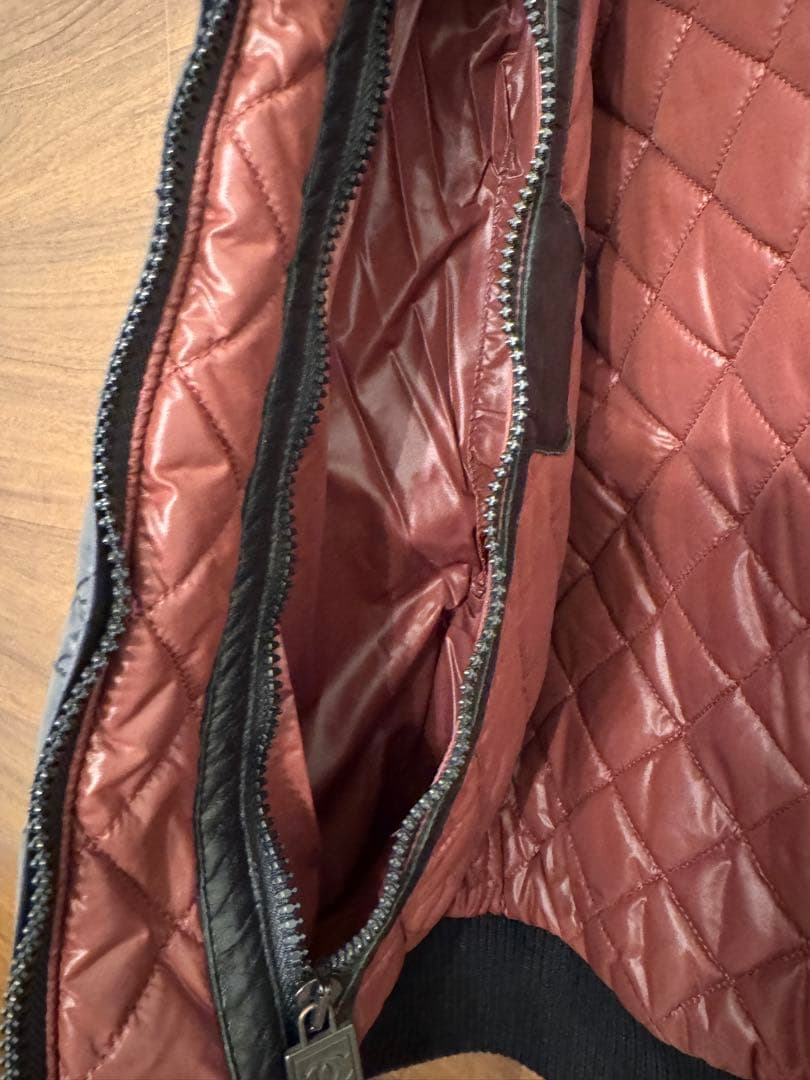 【ななこ様】 CHANEL シャネル フード ダウンジャケット ブラック