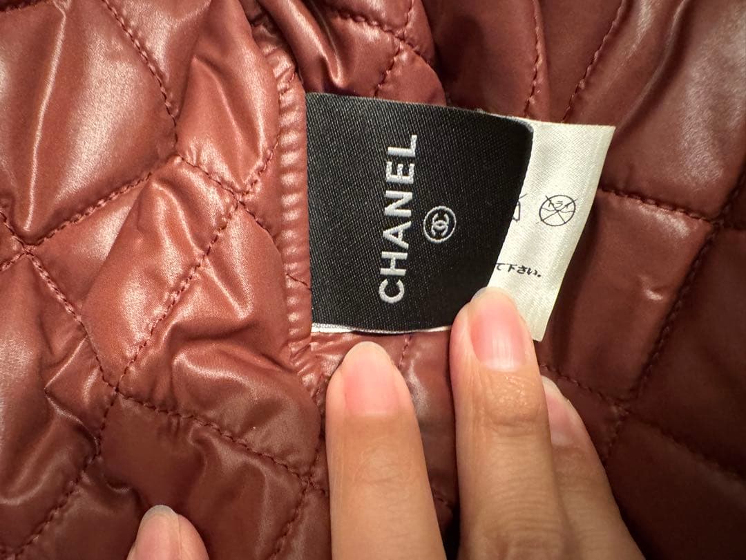 【ななこ様】 CHANEL シャネル フード ダウンジャケット ブラック