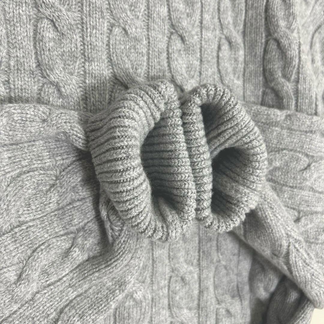 定価3.6万 エブリデイアイライク カシミヤ混 オーバーサイズ ケーブルニット