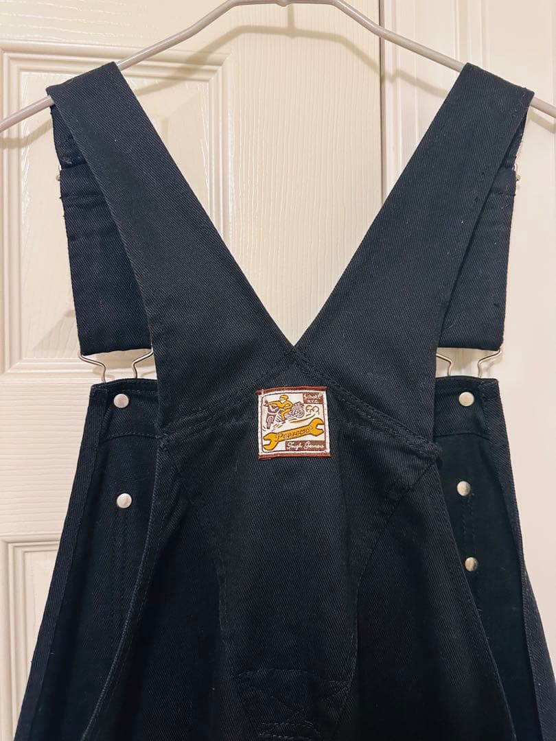 Schott オーバーオール サロペット つなぎ 黒